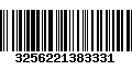 Código de Barras 3256221383331