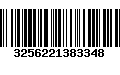 Código de Barras 3256221383348