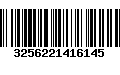 Código de Barras 3256221416145