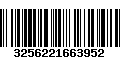 Código de Barras 3256221663952