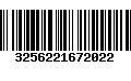 Código de Barras 3256221672022