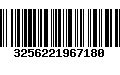 Código de Barras 3256221967180