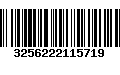 Código de Barras 3256222115719