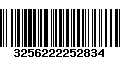 Código de Barras 3256222252834