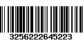 Código de Barras 3256222645223