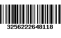 Código de Barras 3256222648118