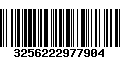 Código de Barras 3256222977904