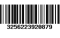 Código de Barras 3256223920879