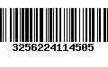 Código de Barras 3256224114505