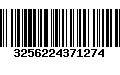 Código de Barras 3256224371274