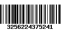 Código de Barras 3256224375241