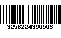 Código de Barras 3256224390503