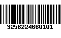 Código de Barras 3256224660101