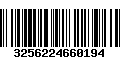 Código de Barras 3256224660194