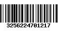 Código de Barras 3256224701217