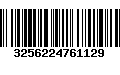 Código de Barras 3256224761129