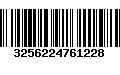 Código de Barras 3256224761228