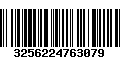 Código de Barras 3256224763079