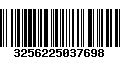 Código de Barras 3256225037698