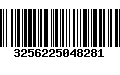 Código de Barras 3256225048281