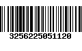 Código de Barras 3256225051120