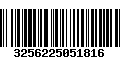 Código de Barras 3256225051816