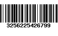 Código de Barras 3256225426799