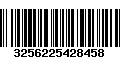 Código de Barras 3256225428458