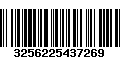 Código de Barras 3256225437269