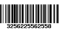 Código de Barras 3256225562558