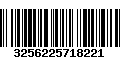 Código de Barras 3256225718221