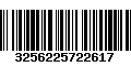 Código de Barras 3256225722617