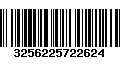 Código de Barras 3256225722624