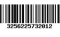 Código de Barras 3256225732012