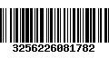 Código de Barras 3256226081782