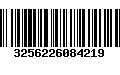 Código de Barras 3256226084219