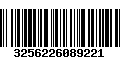 Código de Barras 3256226089221