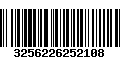 Código de Barras 3256226252108