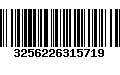 Código de Barras 3256226315719