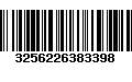 Código de Barras 3256226383398