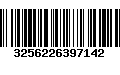 Código de Barras 3256226397142