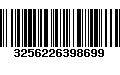 Código de Barras 3256226398699