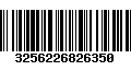 Código de Barras 3256226826350