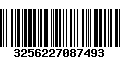 Código de Barras 3256227087493