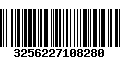 Código de Barras 3256227108280