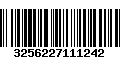 Código de Barras 3256227111242