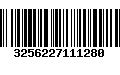 Código de Barras 3256227111280