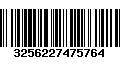 Código de Barras 3256227475764