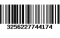 Código de Barras 3256227744174