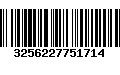 Código de Barras 3256227751714